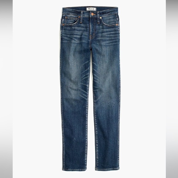 Madewell Slim Straight Jeans in Hammond Wash - Picture 4 of 6